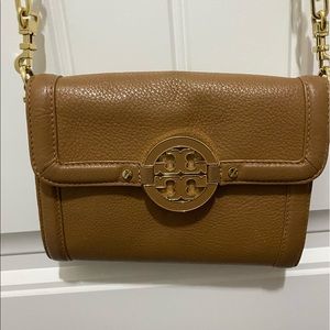 Tory Burch tan crossbody.